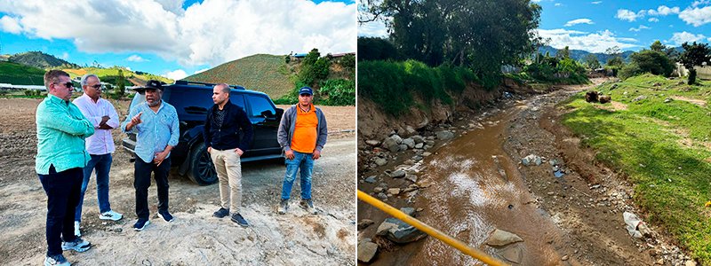 FP presenta informe sobre situación crítica del río Tireo en Constanza