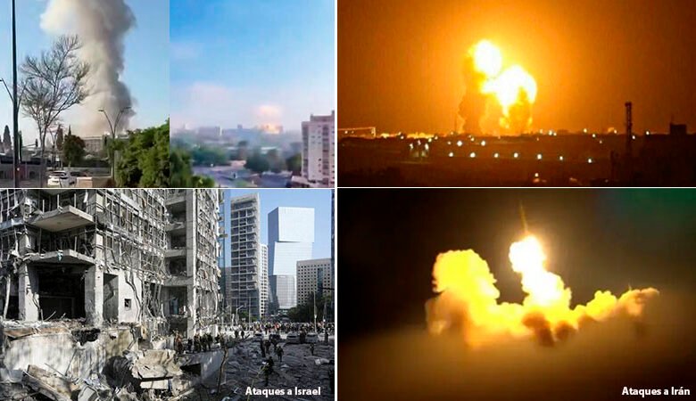 Misiles iraníes e israelíes siembran pánico en Tel Aviv y Teherán